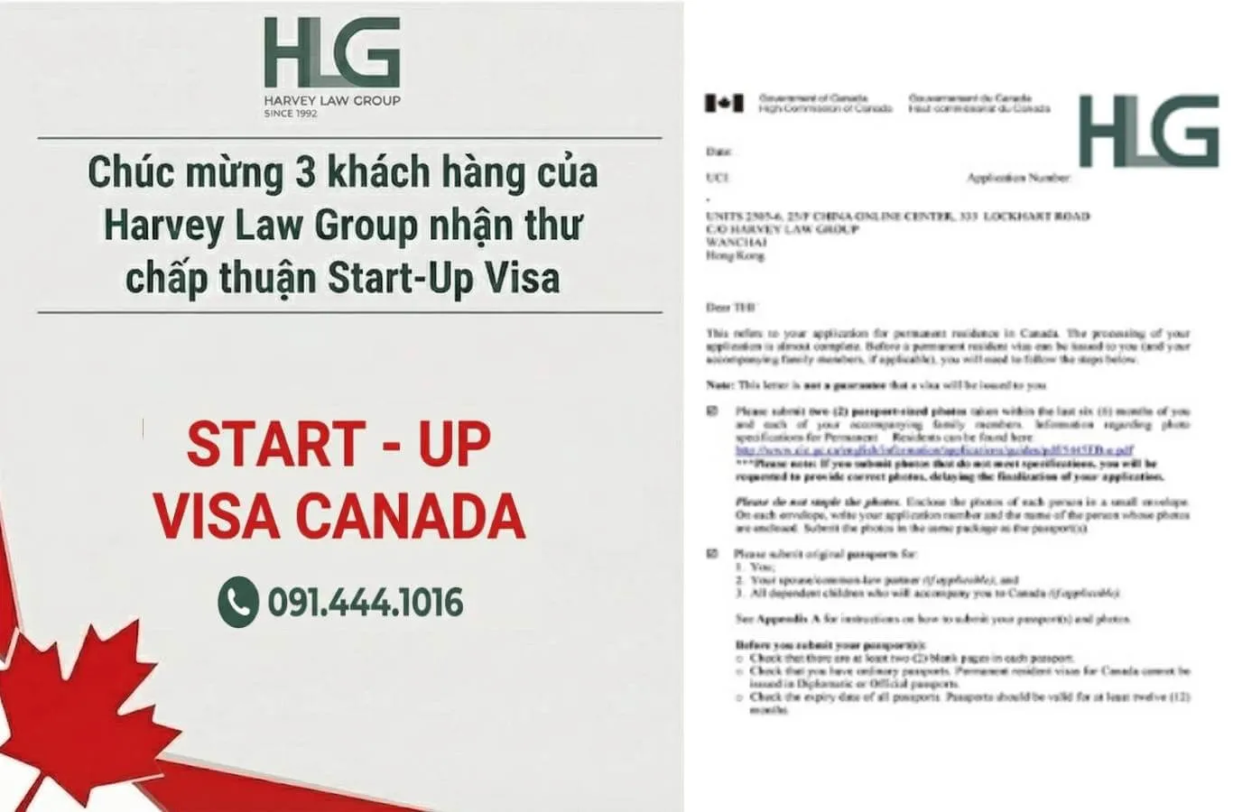 CHÚC MỪNG 3 KHÁCH HÀNG NHẬN THƯ CHẤP THUẬN START UP VISA