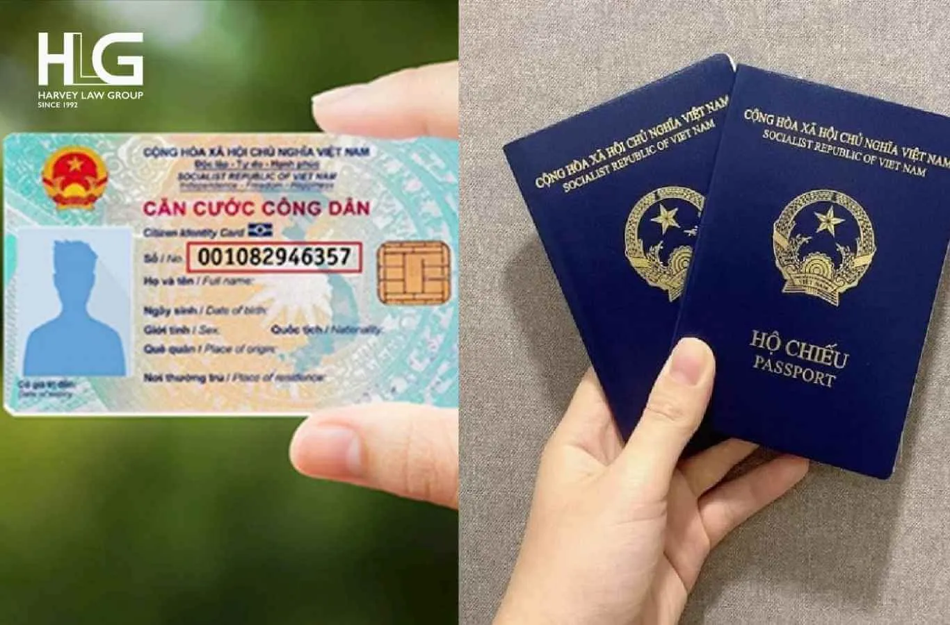 Tờ khai và CCCD/hộ chiếu là giấy tờ quan trọng khi xin Phiếu lý lịch tư pháp số 2 định cư Mỹ