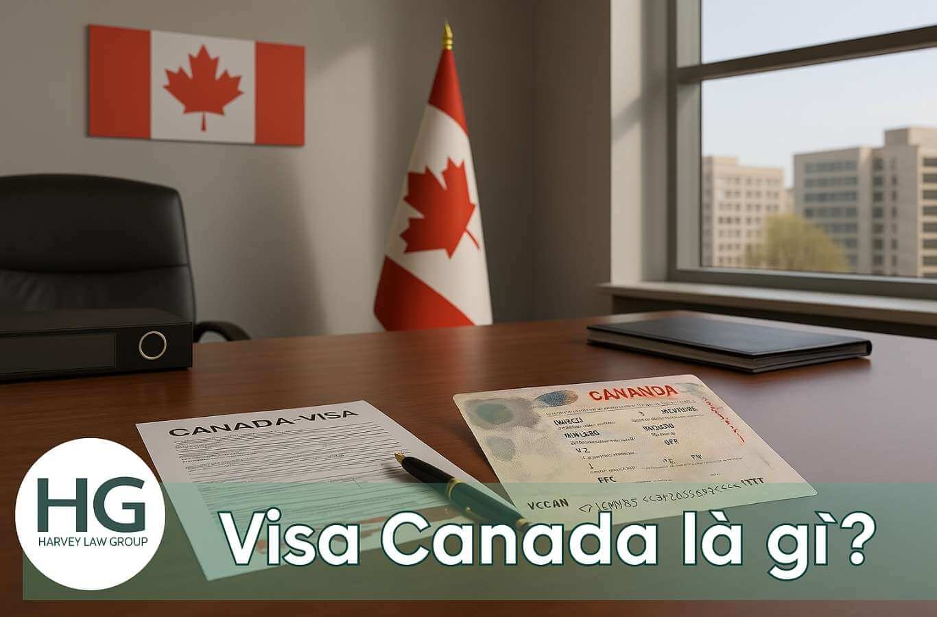 Visa Canada là giấy tờ được dán hoặc đóng dấu vào hộ chiếu