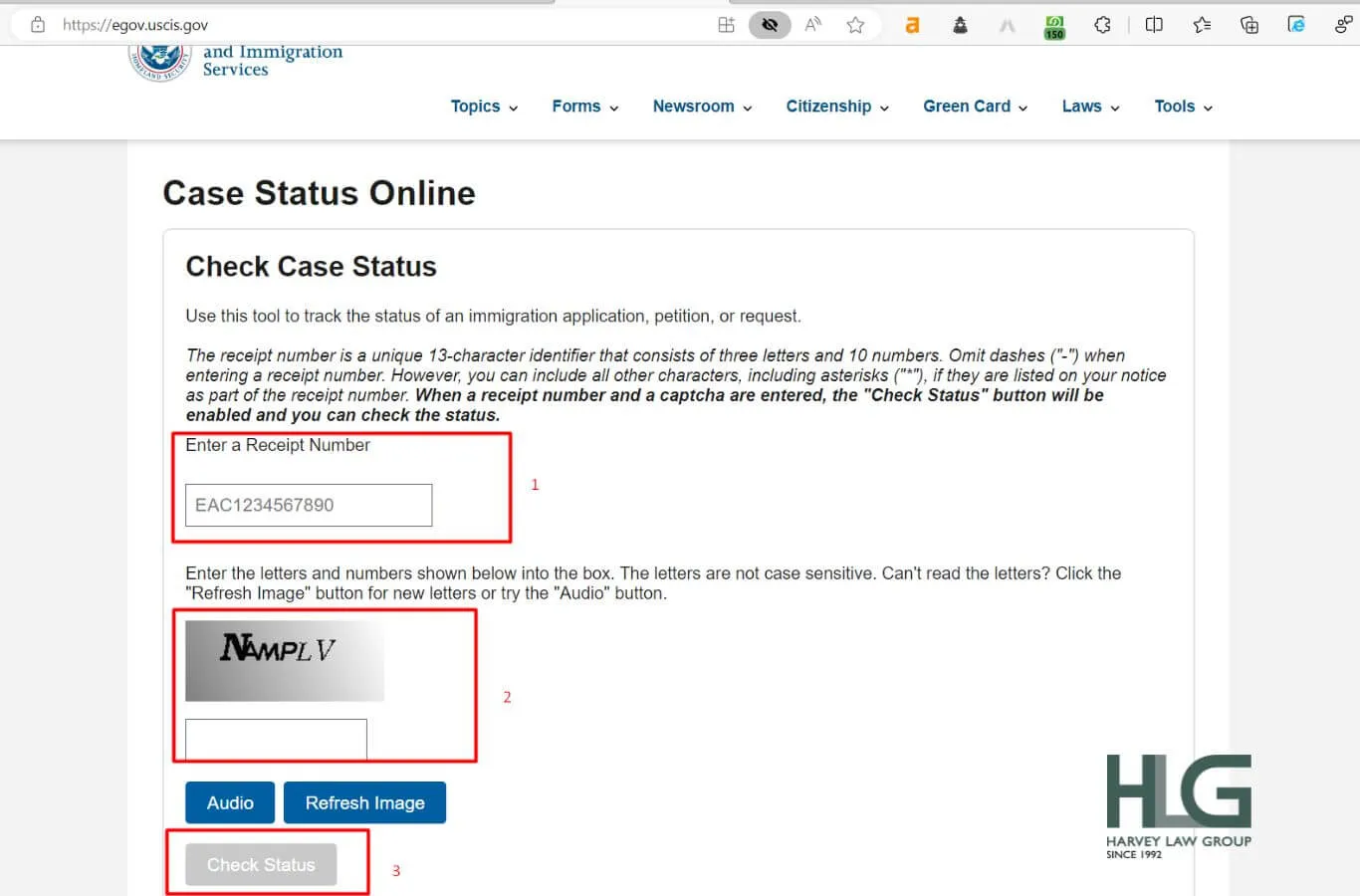 Kiểm tra hồ sơ định cư Mỹ