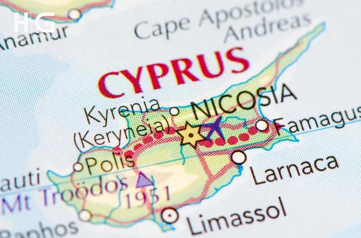 Đảo Síp nằm ở phía đông Địa Trung Hải