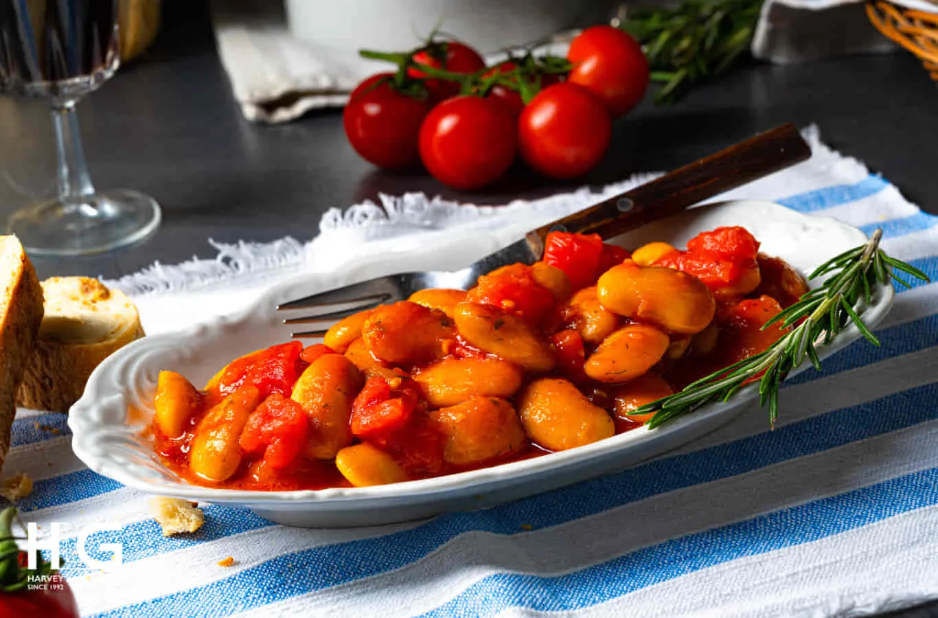 món ăn đậu Gigantes của hy lạp