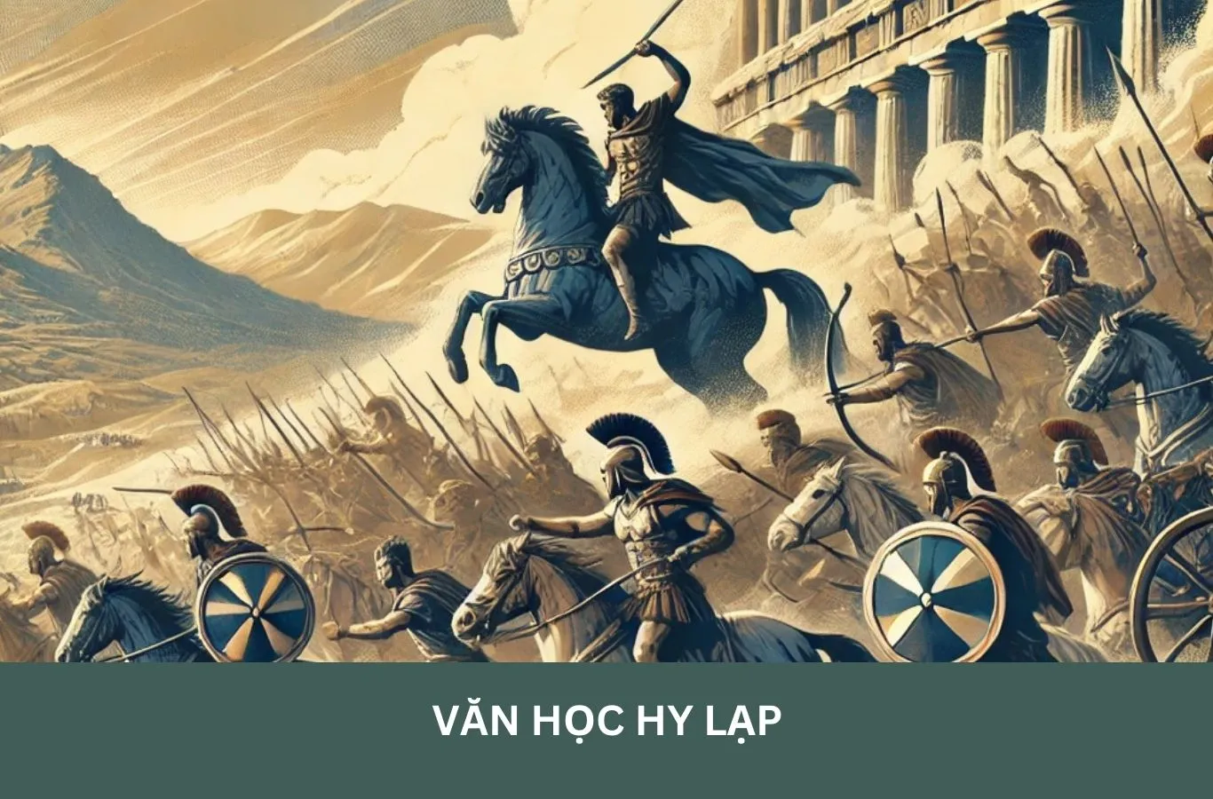 Các thể loại và tác phẩm văn học Hy Lạp nổi tiếng