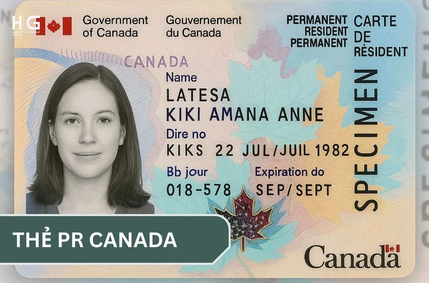 Thẻ PR là bằng chứng chứng minh tình trạng thường trú của bạn tại Canada.