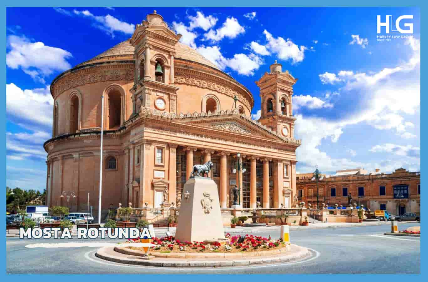 Nhà thờ Mosta Rotunda được xây dựng từ năm 1833