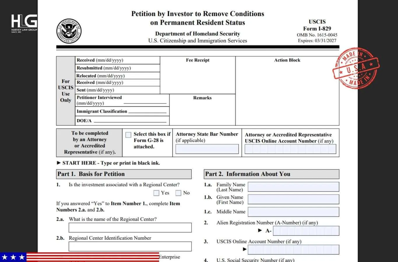Hình ảnh mẫu đơn I-829