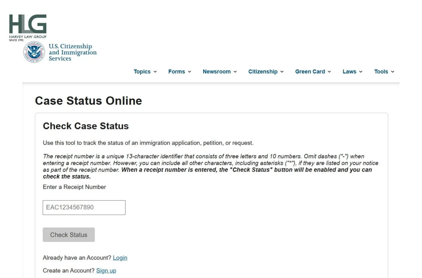 Theo dõi tình trạng đơn I-485 trên hệ thống USCIS