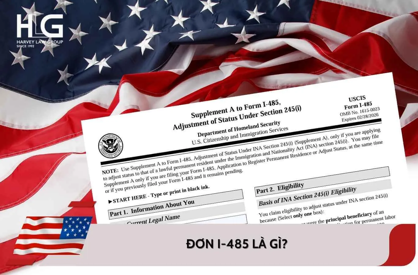 Đơn I-485 là gì? Hướng dẫn thủ tục, lệ phí và cách điền mới nhất