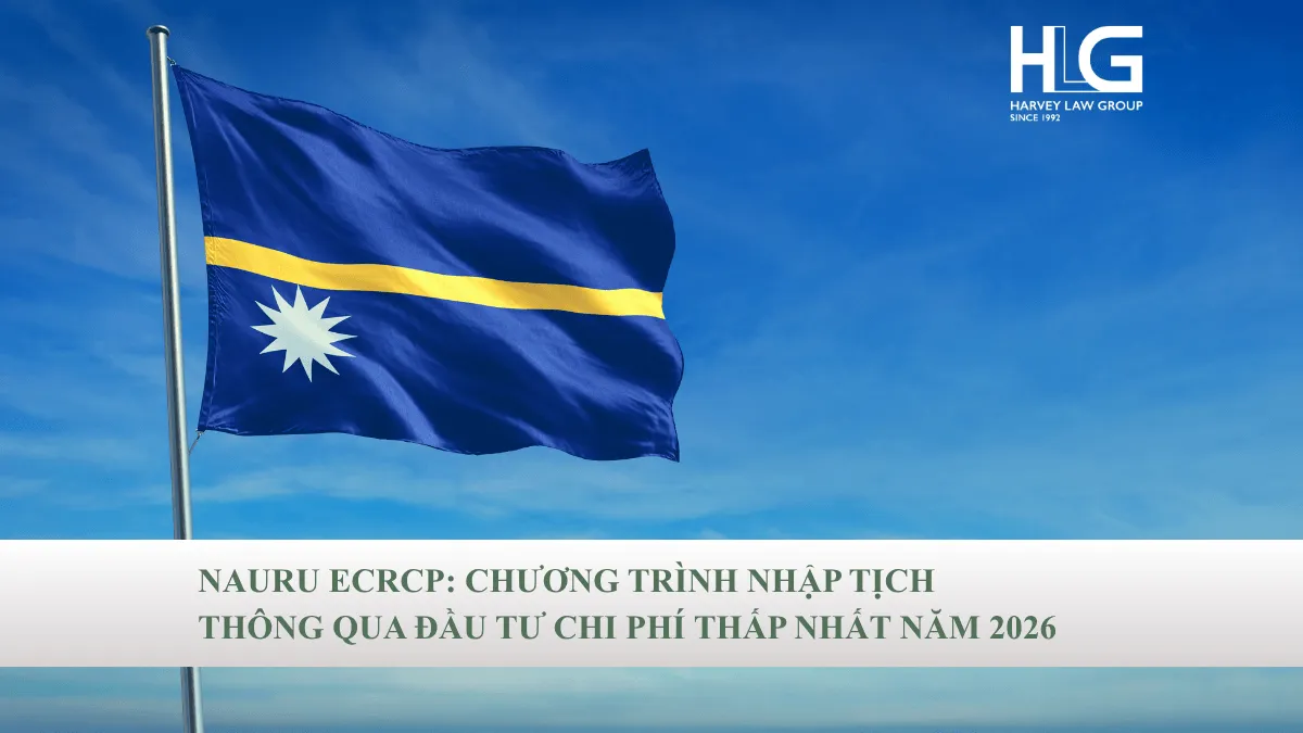 Nauru ECRCP: Chương trình nhập quốc tịch thông qua đầu tư có chi phí thấp nhất năm 2026
